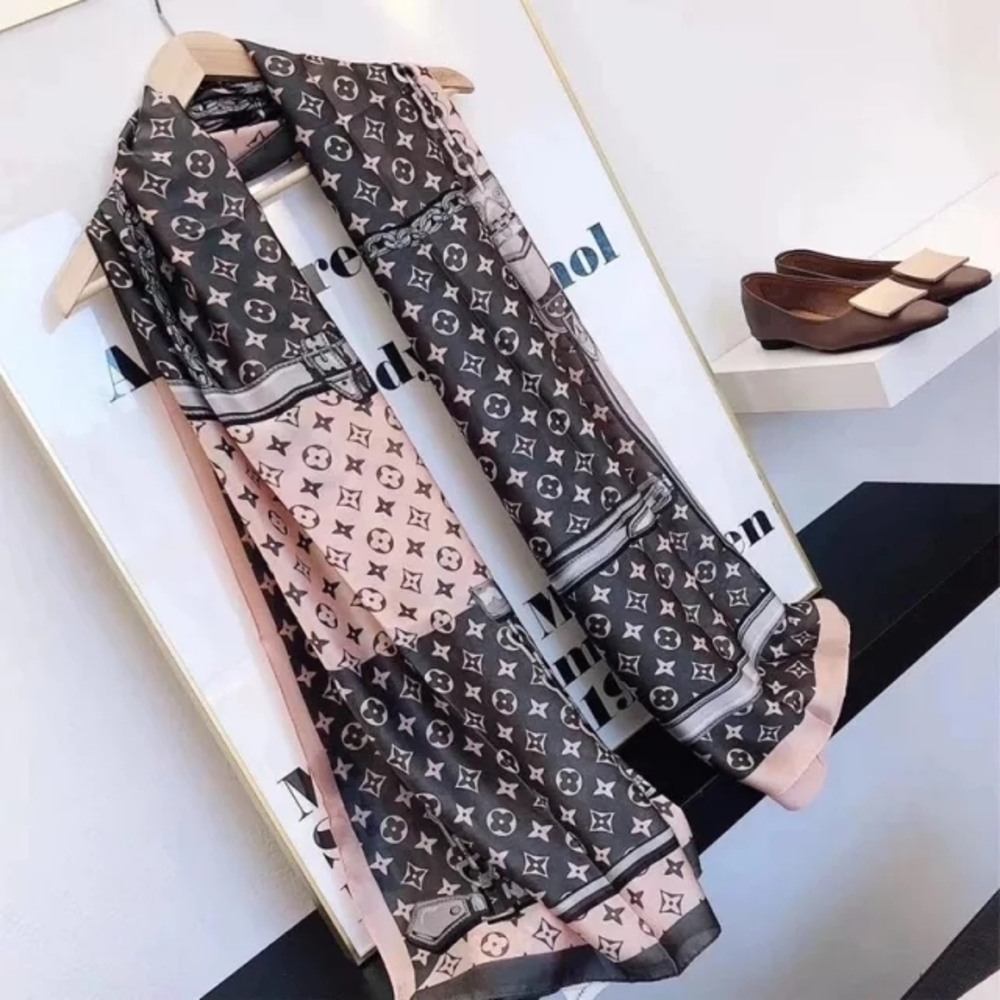 Miss Love Elegant Designer Scarf In 4 Colors - Picture 2 of 11